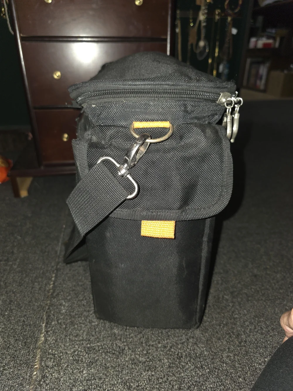 Harley-Davidson Black Motorcycle Travel Cooler/Picnic Pack
